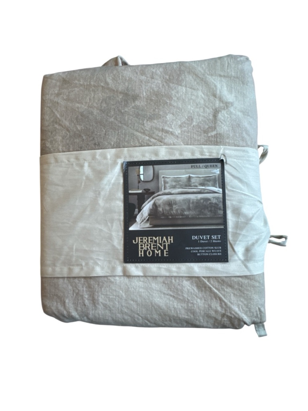 Jeremiah Brent Home - 3pc Full/Queen duvet set 'Walk in the Woods’ New - Picture 8 of 8